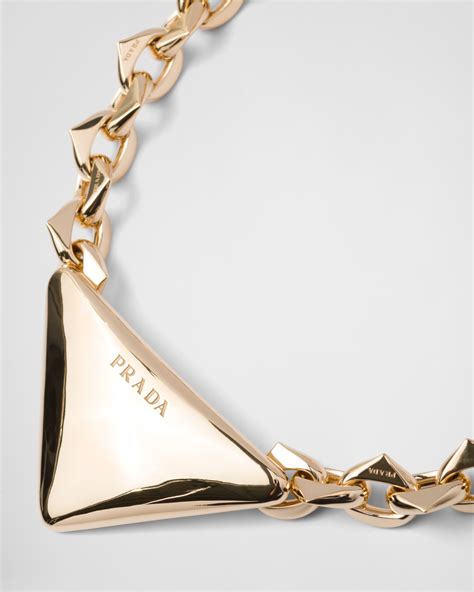 prada fine jewelry gold necklace collection|prada necklace for boys.